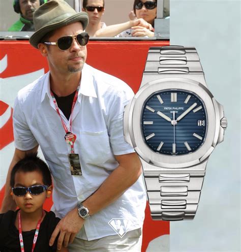 brad pitt patek philippe nautilus|patek philippe.